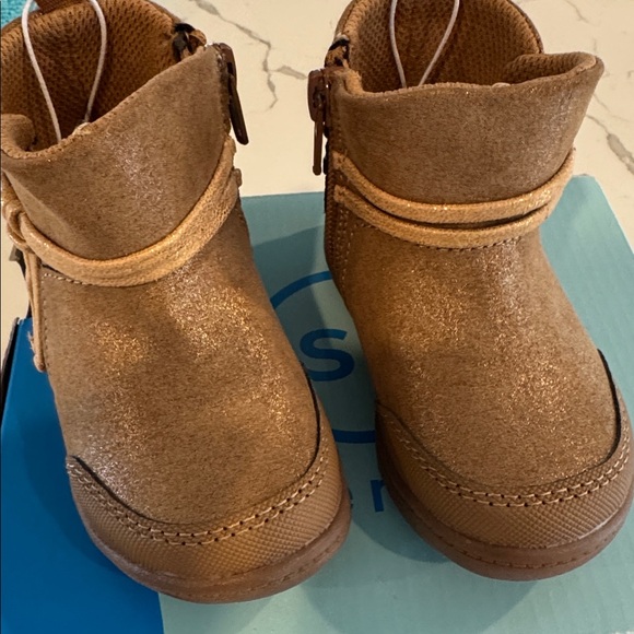 Stride Rite Brown Toddler Boots New In Box - Picture 3 of 5